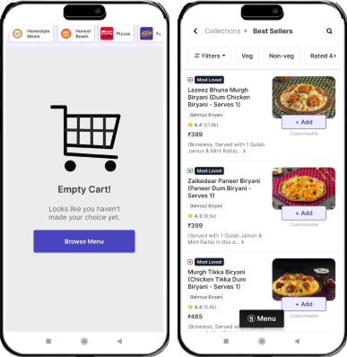 Restaurant App Panel